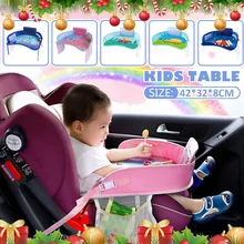 Детский автомобильный поднос, Портативные водонепроницаемые обеденный стол для напитков, детское автомобильное кресло, детский мультяшный держатель для игрушек, для хранения, детский забор, стол