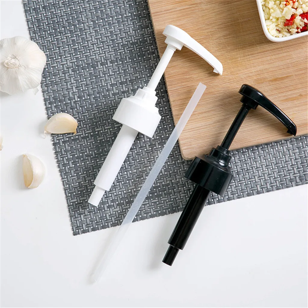 Syrup Bottle Nozzle Pressure Oil Sprayer Household Pumps Push-type Kitchen Portable Tools Bottles Stopper Dispenser Plastic Part |