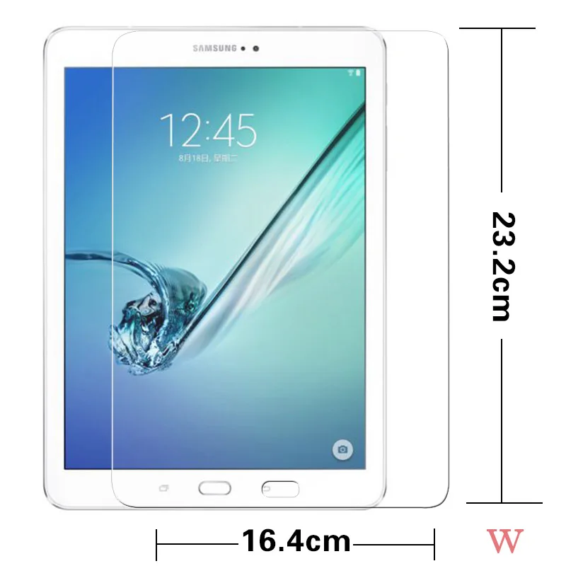 Стеклянная крышка для Samsung Galaxy Tab S2 9,7 T810 T815 закаленное стекло Защита экрана Защитная крышка оболочка
