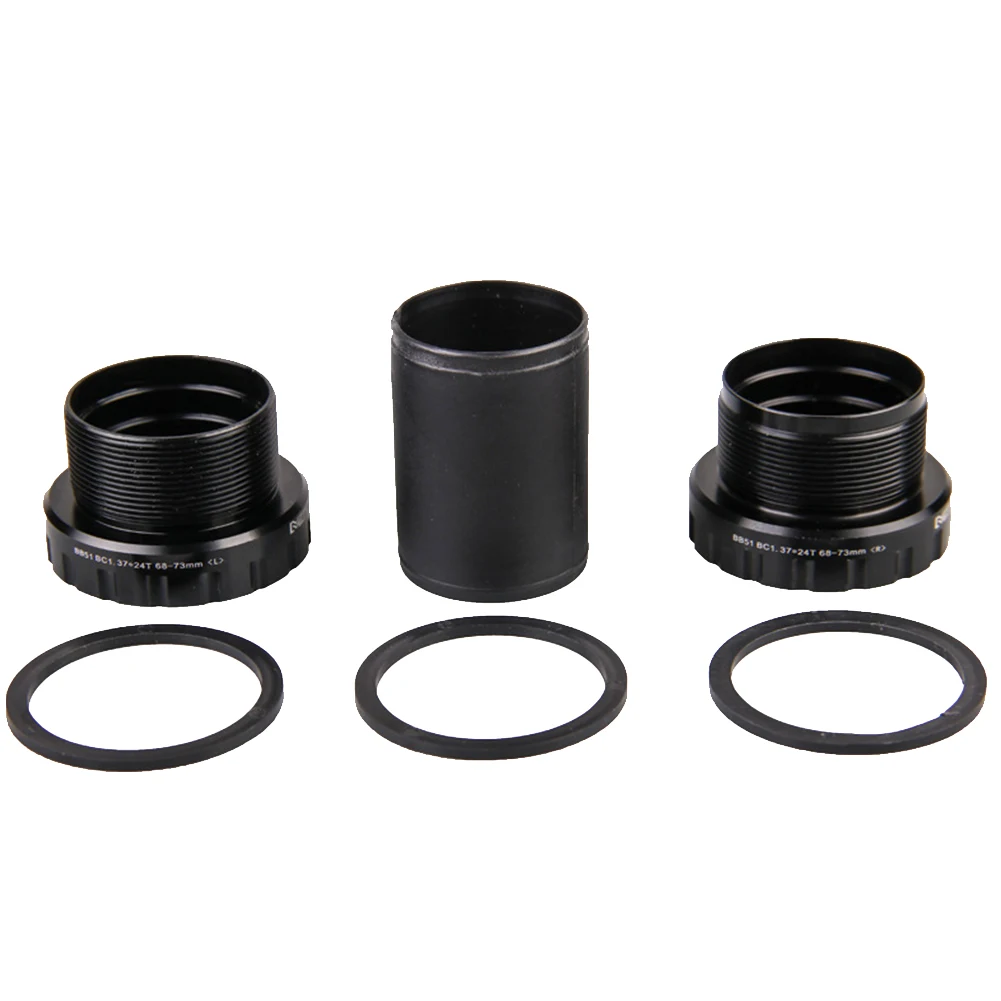 External Road Bike Sealed BB91 Axis Press Fit Accessories Bicycle Parts Thread Bearing Bottom Bracket Waterproof Aluminum
