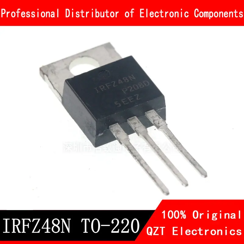 10pcs/lot IRFZ48N IRFZ48 IRFZ48NPBF MOSFET MOSFT 55V 64A 14mOhm 54nC TO-220 new original In Stock