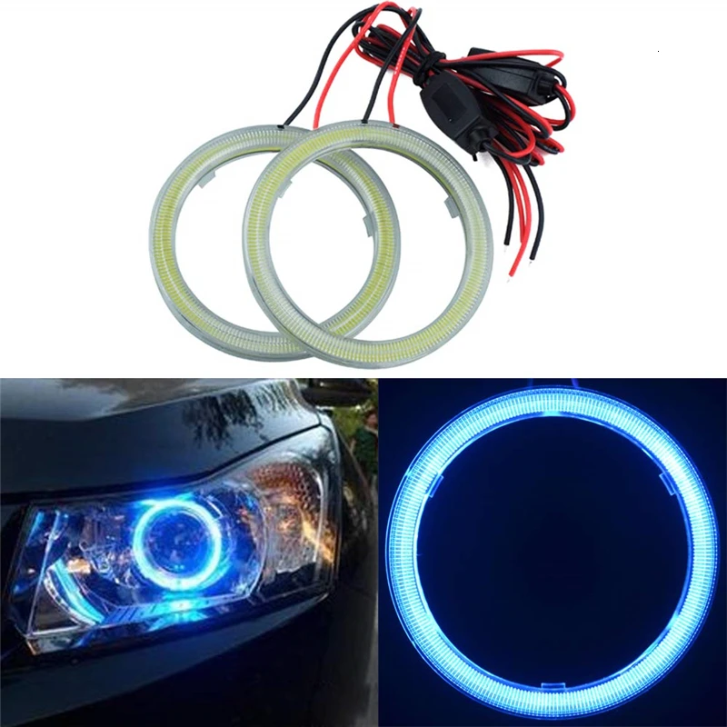 2Pcs Car Angel Eyes Lights 12V 24V Auto Daytime Running Headlight Lamp COB Halo DRL Bulbs 60MM 70MM 80MM 90MM 100MM 110MM 120MM 2Pcs Car Angel Eyes Lights 12V 24V Auto Daytime Running Headlight Lamp COB Halo DRL Bulbs 60MM 70MM 80MM 90MM 100MM 110MM 120MM