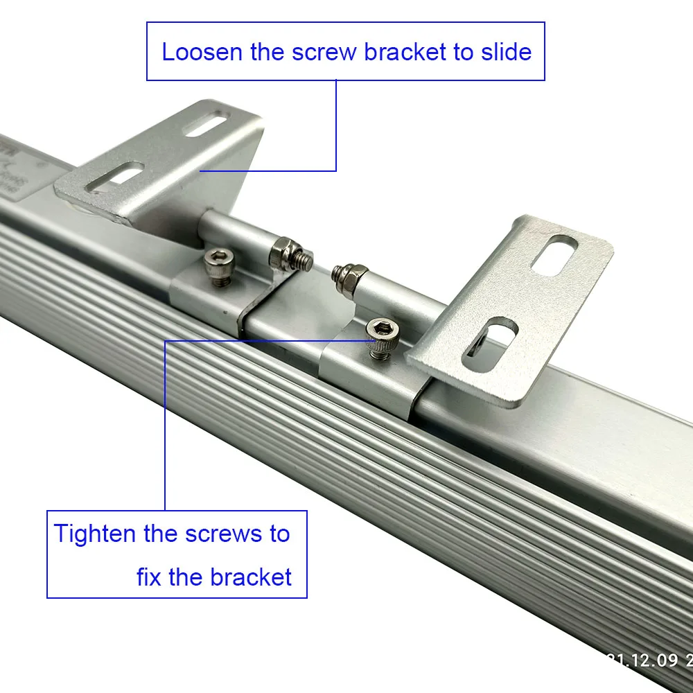 24W 28W 32W LED CNC Machine Tool Work Light Panel Lamp Tempered Frosted Glass Sliding Mounting DC24V AC100-250V Free Shipping