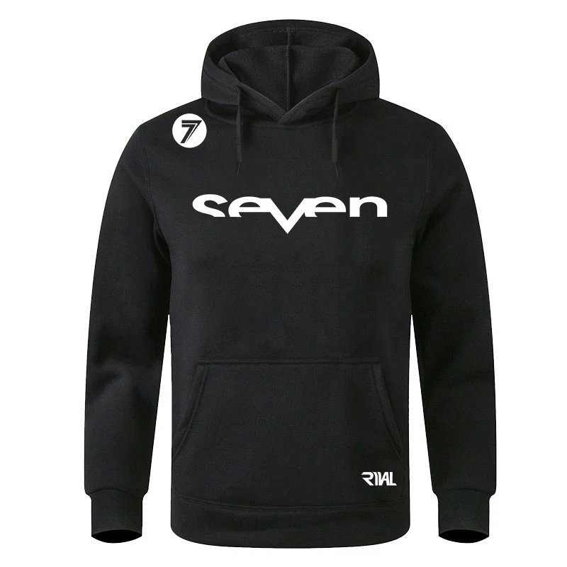 Liquidación Marca Sudadera con capucha de los hombres ciclismo marca siete impresión ropa de dibujos animados de lana Streetwear de lana de moda 'Hipster ropa capucha con personalidad 8bWZwYLVQ9x