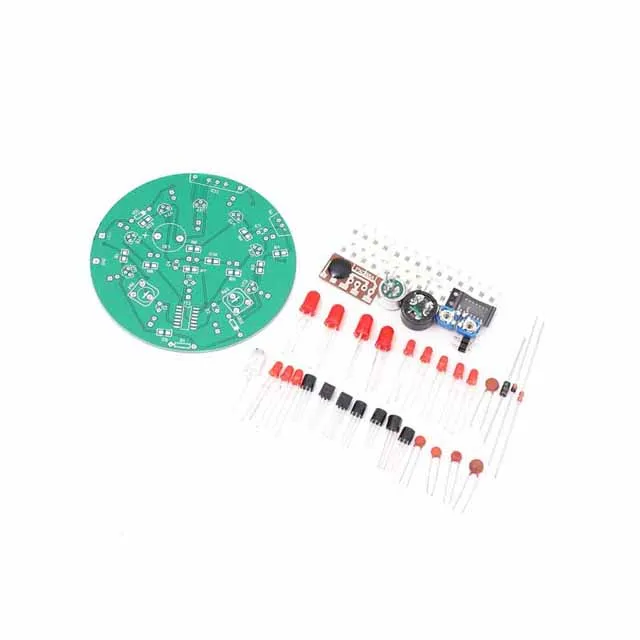 

A23-- DIY Kit Analog Electronic Candle Lights Happy Birthday Thermal Sensor MIC Sound Control Simulation Candle