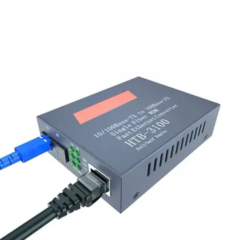 

HTB-3100 Optical Fiber Media Converter Fiber Transceiver Single Fiber Converter 25km SC 10/100M Singlemode