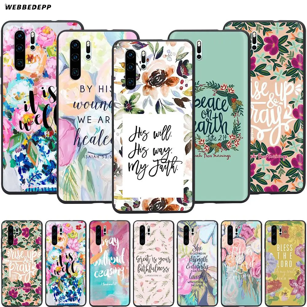 Чехол Webbedepp Bible Jesus Christian для Huawei P8 P9 P10 P20 P30 Lite Pro P Smart Z 2019 Mini|Бамперы| |