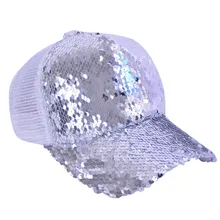 Женская бейсболка модная блестящая Светоотражающая бейсболка Регулируемая дышащая Кепка Adjustable gorgorra hombre casquette беболка# E