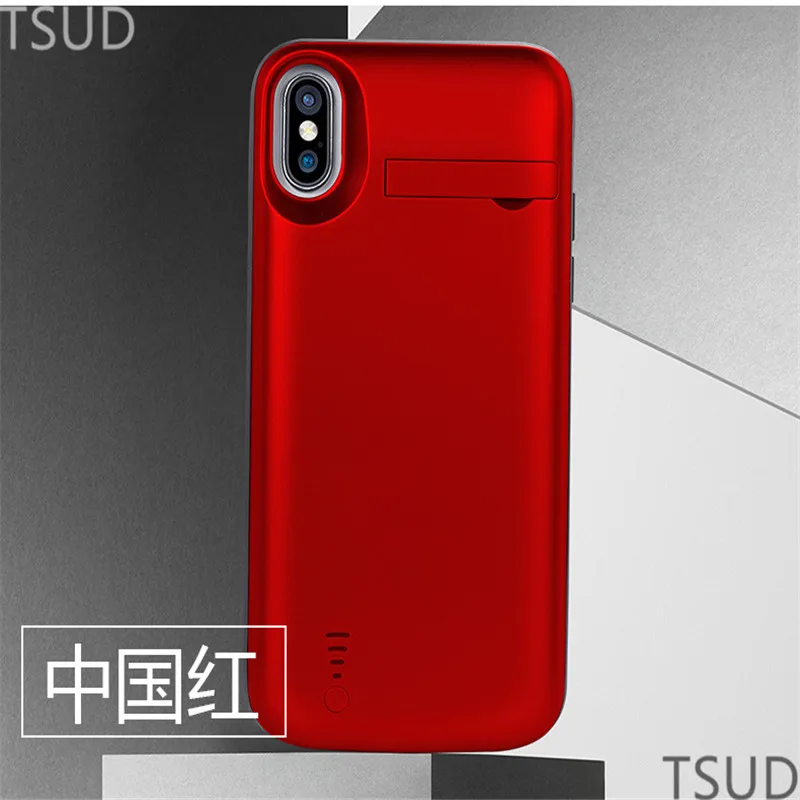 5000 мАч подставка держатель батарея зарядное устройство чехол для iphone x xs внешний портативный беспроводной зарядный чехол для iphone x xs роскошный