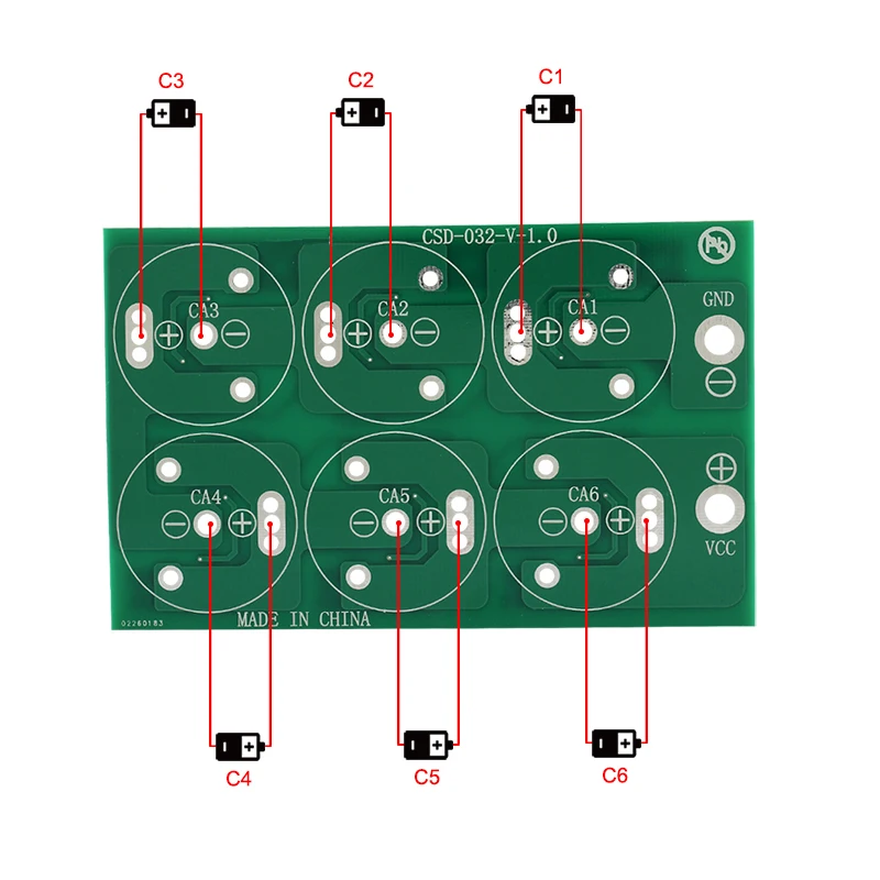 1 шт. шесть серий пластины Diy 310F 2,7 V 350F шесть серии супер конденсатор все пластины защитная доска