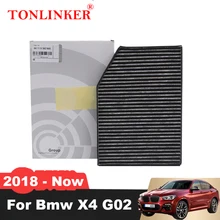 

TONLINKER Cabin Filter 64119382885 For Bmw X4 G02 2nd 2018 2019 2020 2021 2022 xDrive 20d 20i 30i M40i 30d ATM Model 64119382886