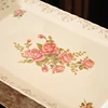 Yolife Pocelain Serving Plate Desktop Combination Storage Tray with Golden Rim Party Tray Cake Fruit Stand for Home Decoration 3