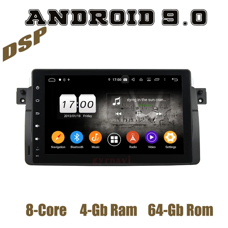 9 &quotIPS PX6 Android 0 Автомобильный GPS радио плеер для BMW E46 m3 318/320/325/330/335 с DSP 4 + 64 Гб авто
