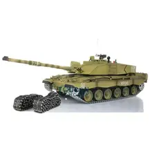 Henglong 1/16 6,0 Модернизированный Challenger II rc Танк 3908 металлических гусениц с резиной TH12888