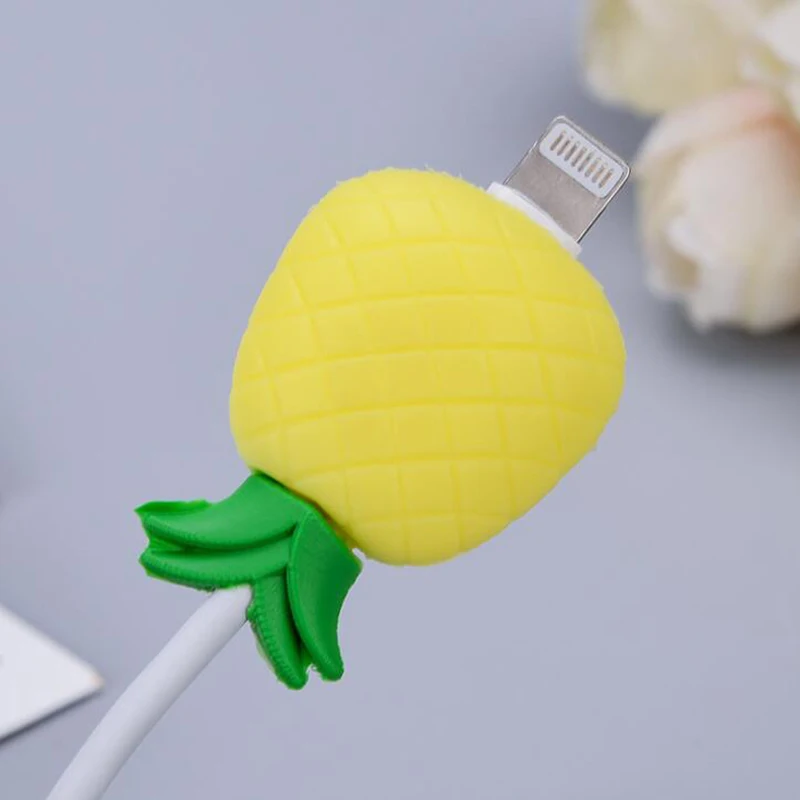 CHIPAL мультяшное зарядное устройство для проводов iPhone USB протектор кабеля
