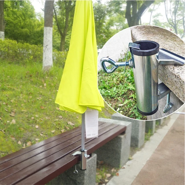 Heavy Duty Fishing Chair Umbrella Stand Bench Umbrella Holder Clamp Holder  Clip Beach Fishing Umbrella Mount Chair Clamp - AliExpress