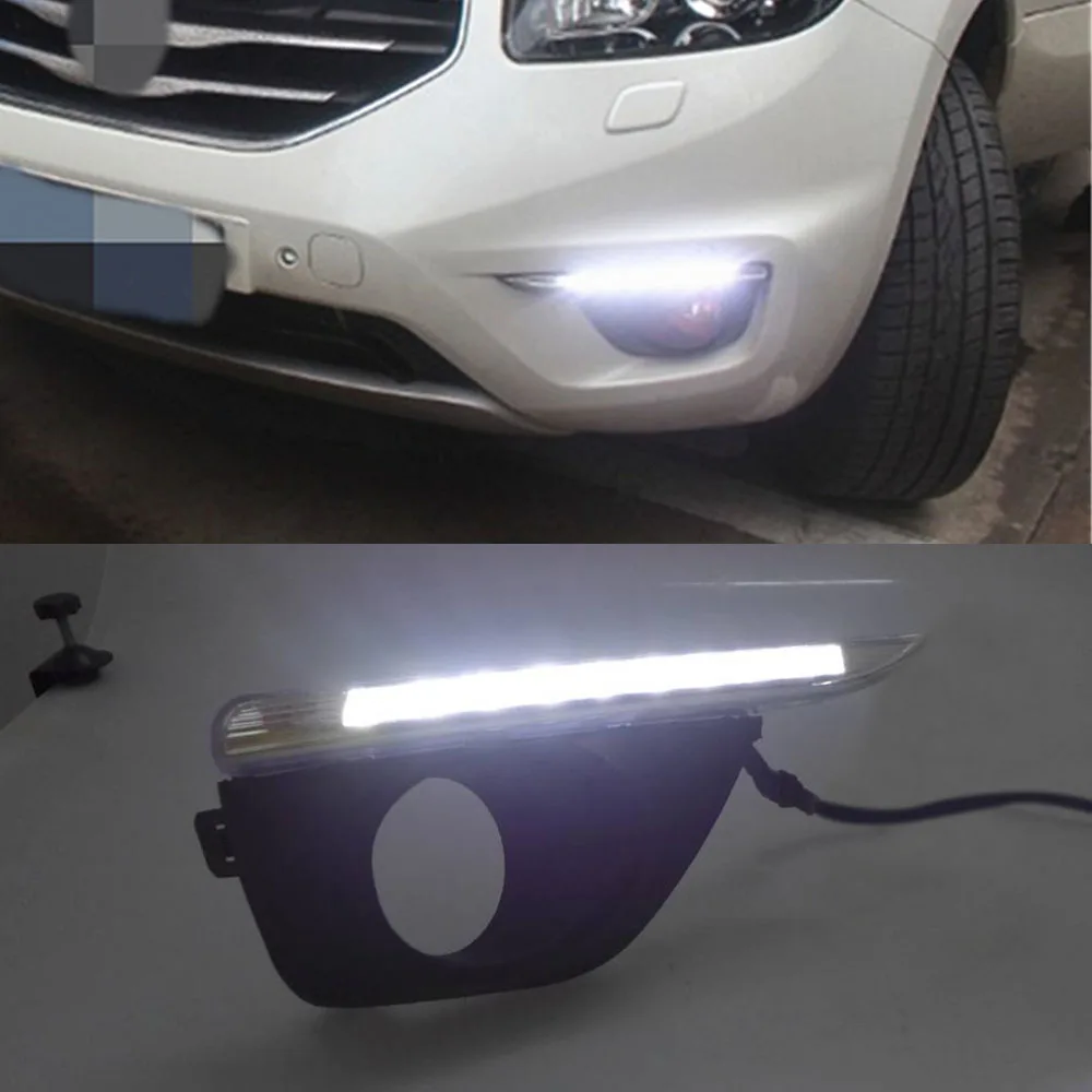 Автомобильная проблесковая 2 шт. DRL Светодиодный дневной светильник