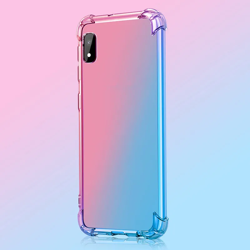 Противоударный чехол для телефона для samsung Galaxy A6s A8s A9s A10 A20 A30 A40 A50 A60 A70 A80 A20E градиент подушка безопасности для мягкий чехол из ТПУ с узором чехол s