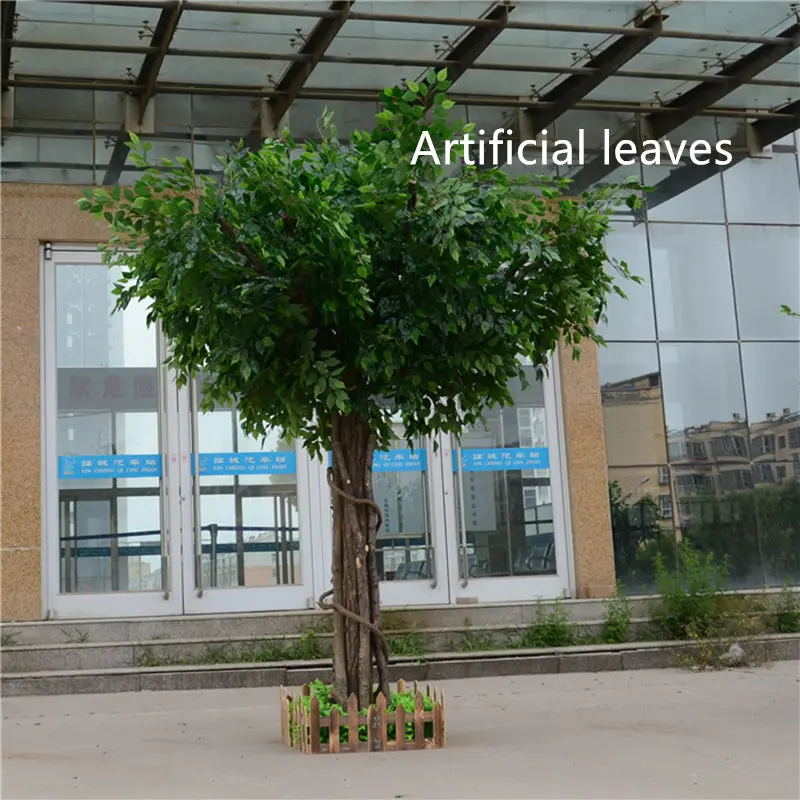 12 pieces /set Green leaves Artificial Eucalyptus Leaves Fake Tree Fake Leaves Indoor Outdoor Garden Decoration Branches