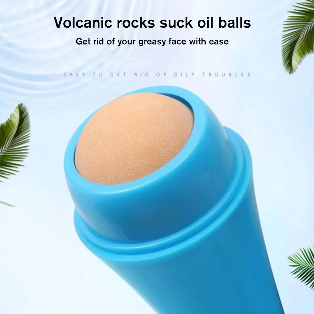 Natural Volcanic Roller Oil Control Rolling Stone Matte Makeup Face
