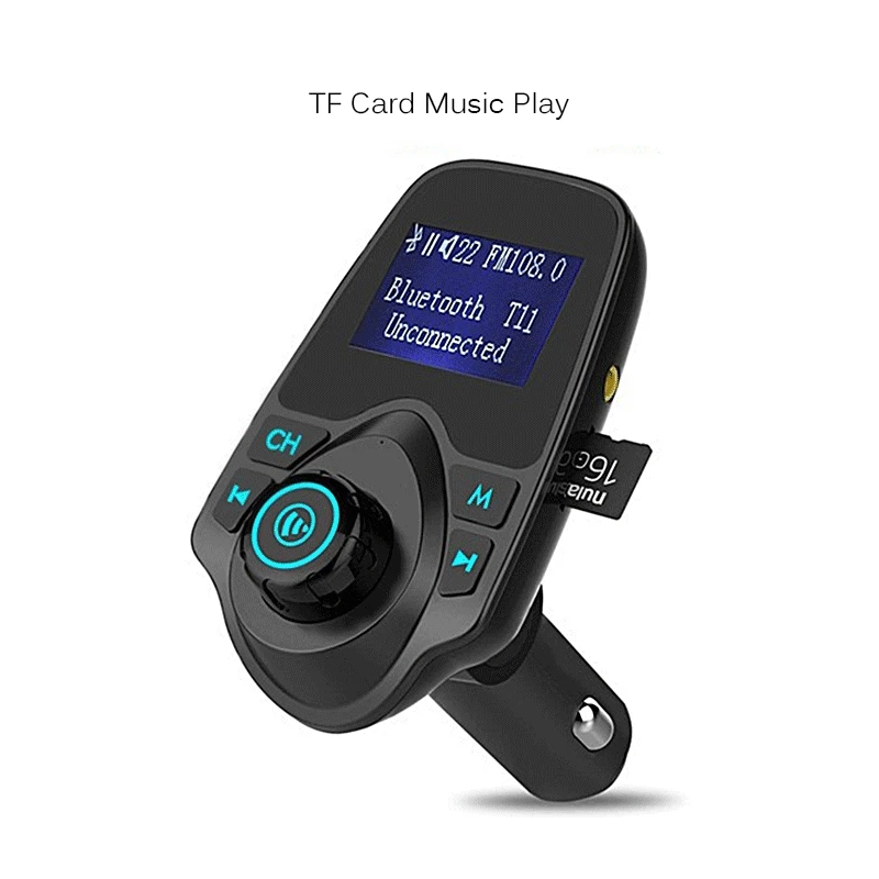 Беспроводной ЖК Bluetooth автомобильный комплект MP3 FM передатчик AUX USB зарядное устройство Handsfree