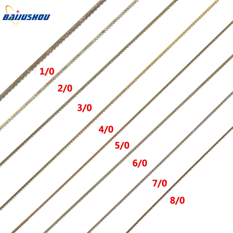 12PCS Swiss Scroll Saw Blades For Metal Cutting Tools Jeweller