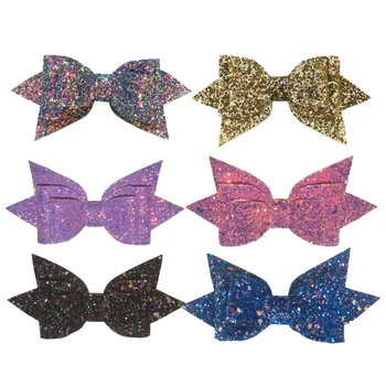 

6Pcs Bowknot Shape Hair Clips Dovetail Barrette Adorable Hair Pins Girls Headdress Hair Accessories
