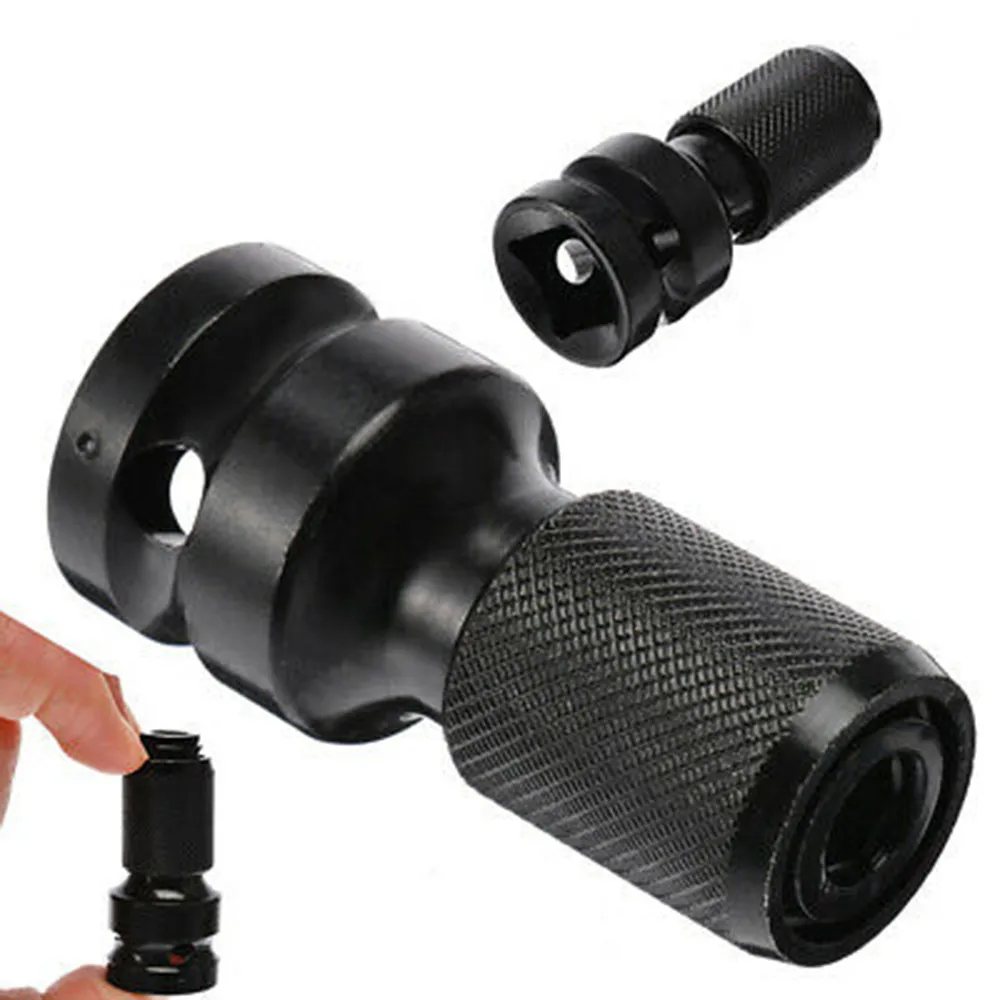 

1/2 Inch To 1/4 Inch Hex Socket Adapt Electric Wrench Socket Chuck Hexagon Spanner Drive Converter Impact Tool