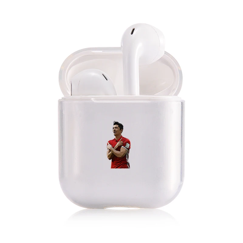 Знаменитый бренд баскетбольных Athlete наушники чехол для Apple airpods чехол игрок NBA Bluetooth Pop Air стручки чехол прозрачный жесткий чехол из пластика с изображением крышка - Цвет: I200241