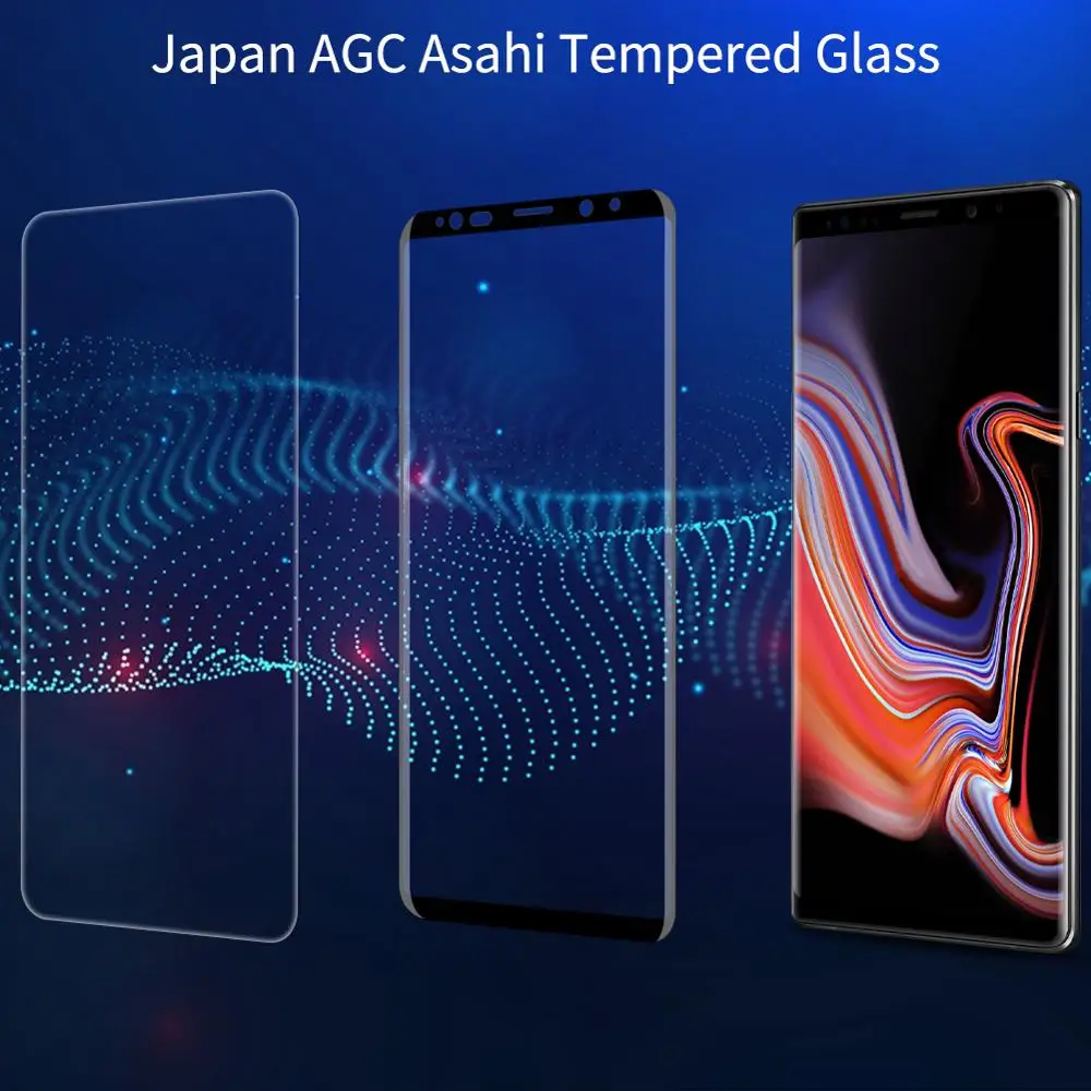 Для samsung Note 9 Защитное стекло для экрана Nillkin 3D полное покрытие клея 9D Edge безопасное закаленное стекло для samsung Galaxy Note9