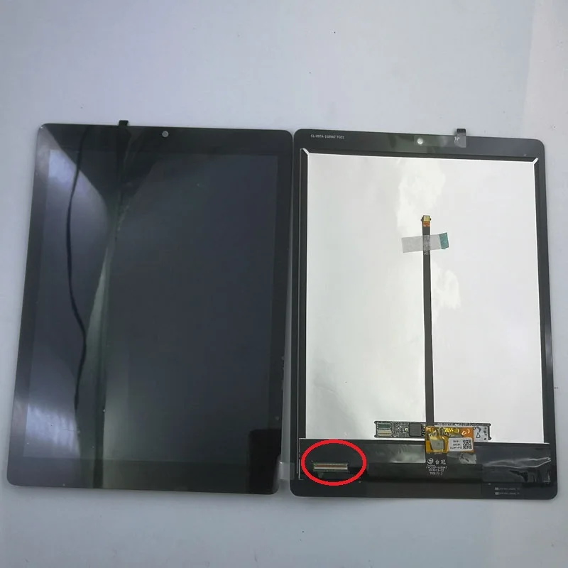 D651N-K9WT LCD 디스플레이 터치 스크린 패널 디지타이저 어셈블리, 에이서 크롬북 탭 10 시리즈 탭 10 두 버전, 9.7 인치, N18Q1