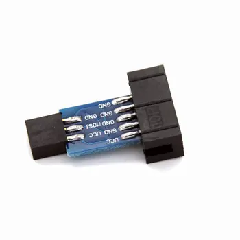 

10 Pin Convert to Standard 6 Pin Adapter Board F ATMEL AVRISP USBASP STK500