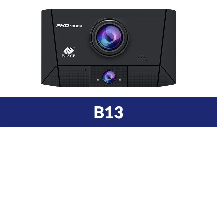 E-ACE B13 Автомобильный видеорегистратор 4,0 дюймов 1080P FHD Dash Cam 3 объектив камеры видео рекордер двойной объектив Авто регистратор с камерой заднего вида Dvrs - Название цвета: B13