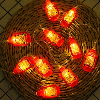 

3 Meters 20 LED Lights String Curtain Lights Lantern Bulbs For Garden Decorations Halloween Party New Years Christmas Tree Decor