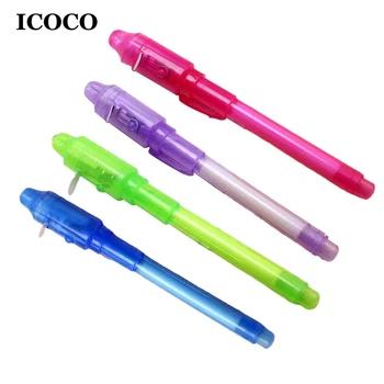 

New Luminous Light Pen Big Head UV Check Money Drawing Magic Pens Toys for Kids Uv Magic Ink Lamp Pen Stationery