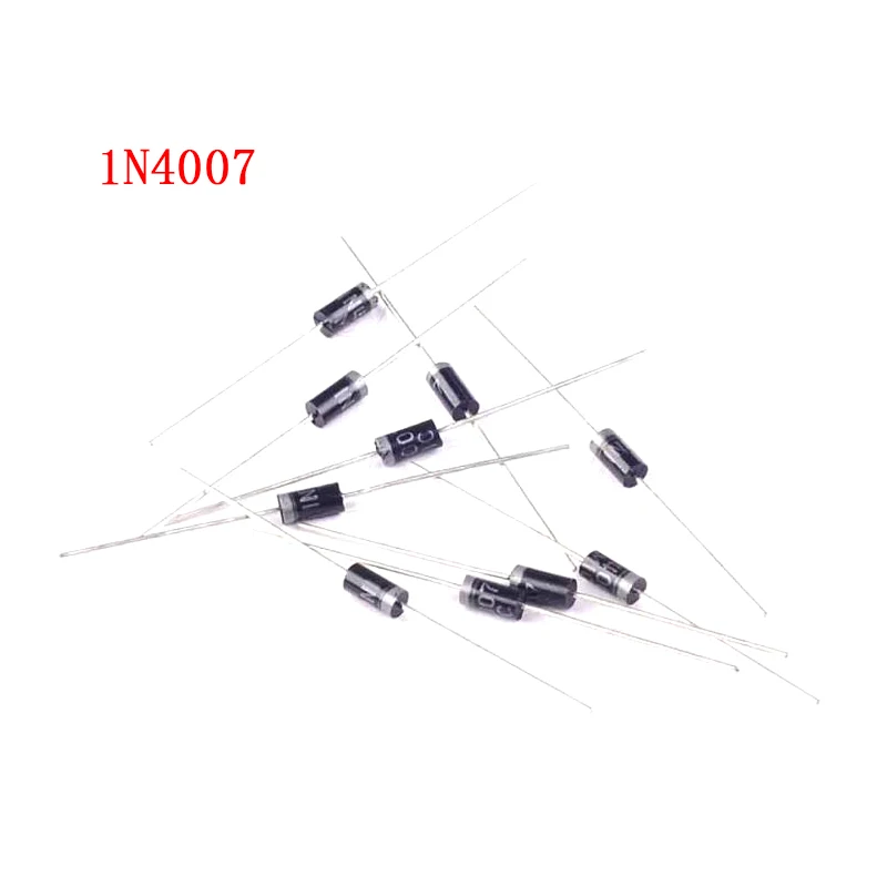 100 шт 1N4007 4007 1A 1000V DO-41 Высокое качество выпрямителя диода | Электронные компоненты
