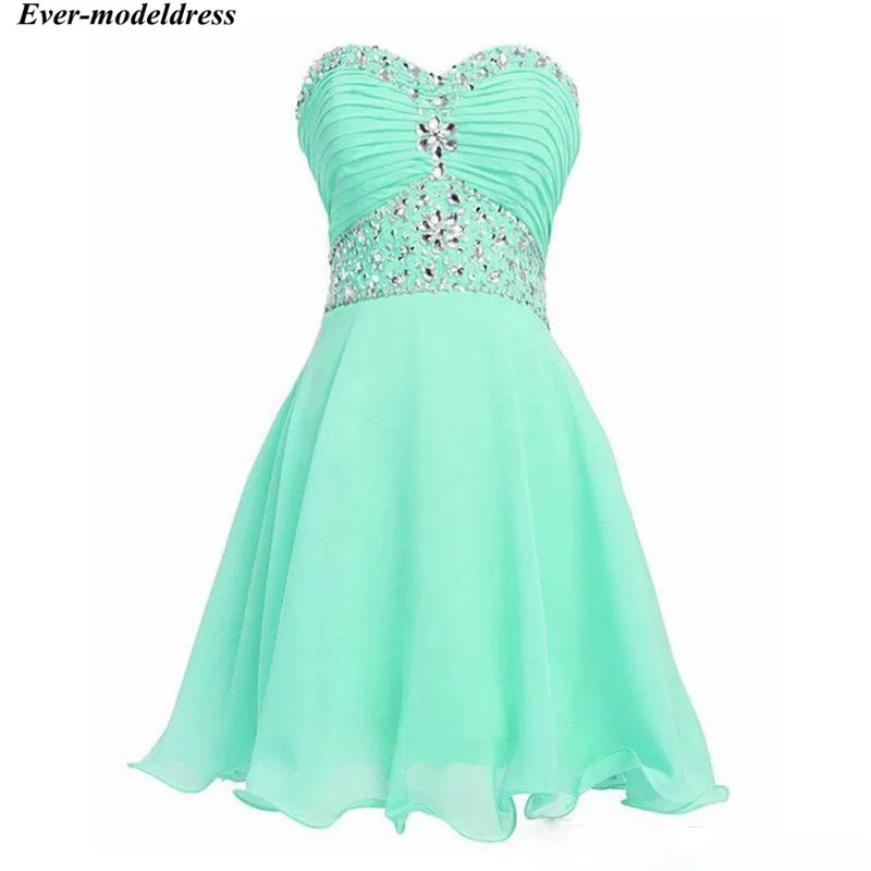 

Mint Green Dress Short Graduation Dresses 2019 New Crystal Vestido De Formatura Curto Cheap Homecoming Dress Prom Gowns