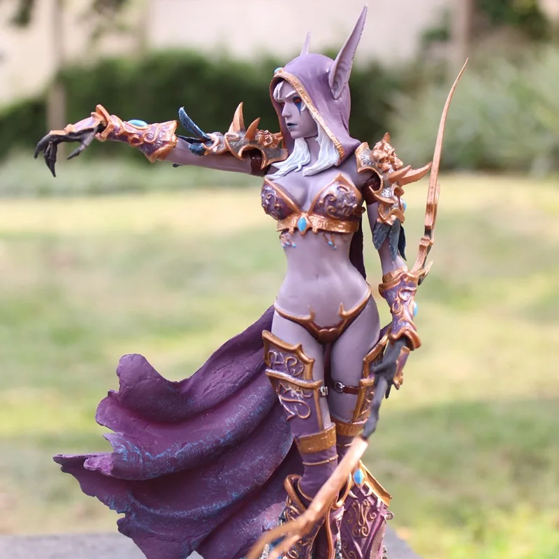 Валли аниме World of Warcraft Sylvanas призрак королева статуя Гараж Комплект Модель