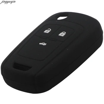 

jingyuqin Remote Car Key Fob Silicone Case Cover For Opel Astra Corsa ADAM S Antara Meriva Zafira Insignia Sports GTC MOKKA 3BTN