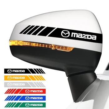 

2Pcs Car Rearview Mirror Sticker Decoration Decals For Mazda 2 3 5 6 8 CX5 CX-5 CX-7 CX-9 MX-5 ATENZA Axela Accessories