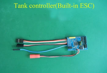 

1Set Tank Controller with Sound Module Kit Built-in 3-way Brushed ESC 6-10V 2S Lipo for 27/1 35/1 Small Tank Model/N20 130 Motor