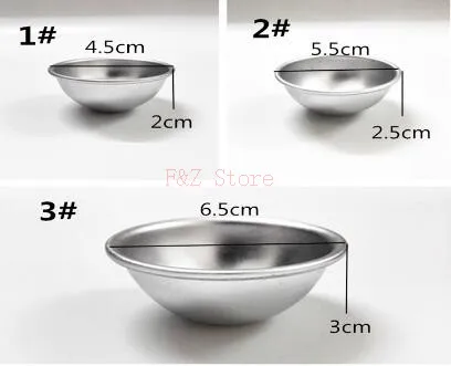 50 шт./лот 4,5 см 5,5 см 6,5 см 8 см x 9 см Высота каблука 10 см или 3D Алюминий Сфера Бомбочки для ванны для выпекания пирогов жестяные выпечка Кондитерские мяч пресс-форм