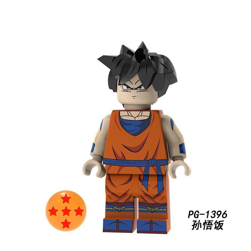 10 шт. PG8169 Dragon Ball Z Arnold Sun Wufan Latiz WuTian строительные блоки подарки игрушки для