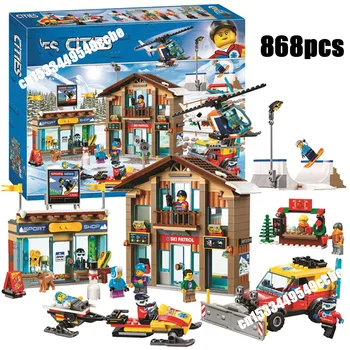 

2020 new lepining City group 60203 ski resort toy building blocks Children's Small Block toys gift