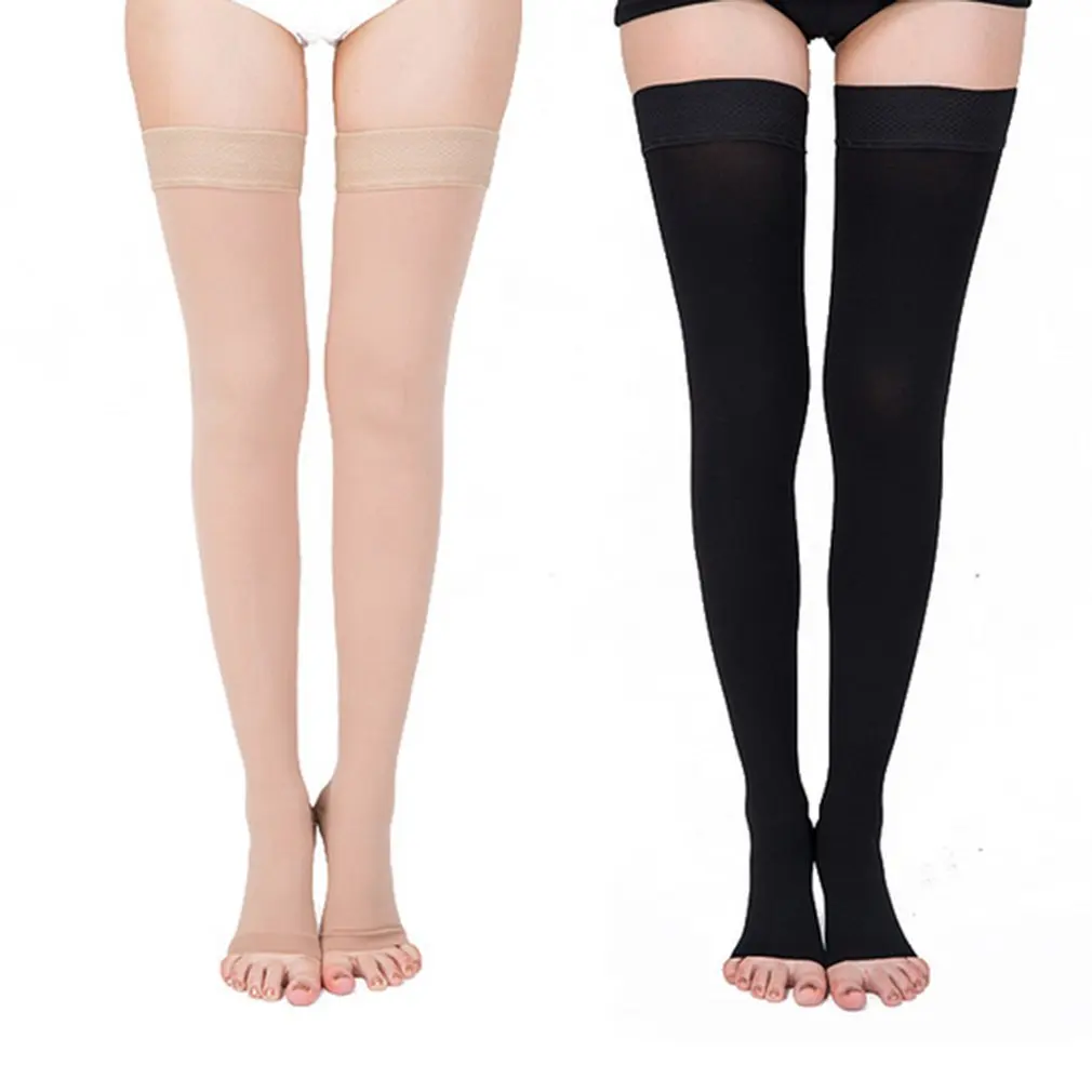 1 Pair/SET 30-40mmHg Calf Length Compression Socks Medical Care Sock Varicose Veins Anti-fatigue Compression Stockings
