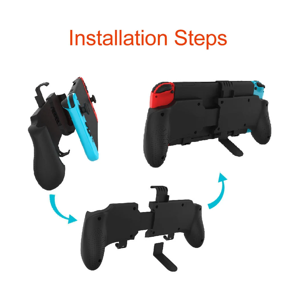 Для nintendo switch/переключатель Lite эргономичный растягивающаяся ручка Защитная Оболочка Чехол съемная подставка Для nintendo переключатель