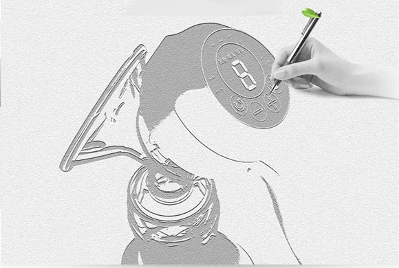 Charging Variable Frequency Integrated High Suction Electric Sucker with Manual Sucker Electric Breast Pump