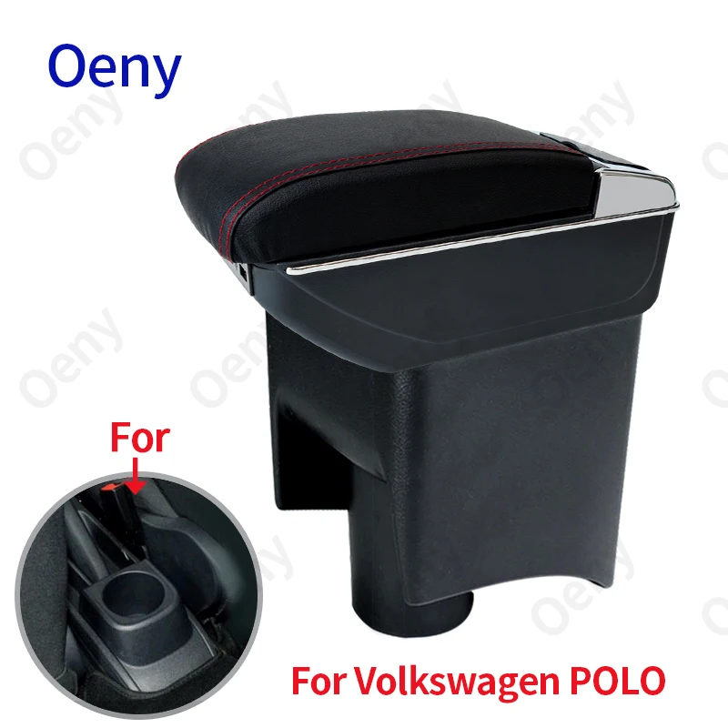 For Volkswagen POLO Armrest 2012 2018 new For VW POLO Mk5 6R Vento Car