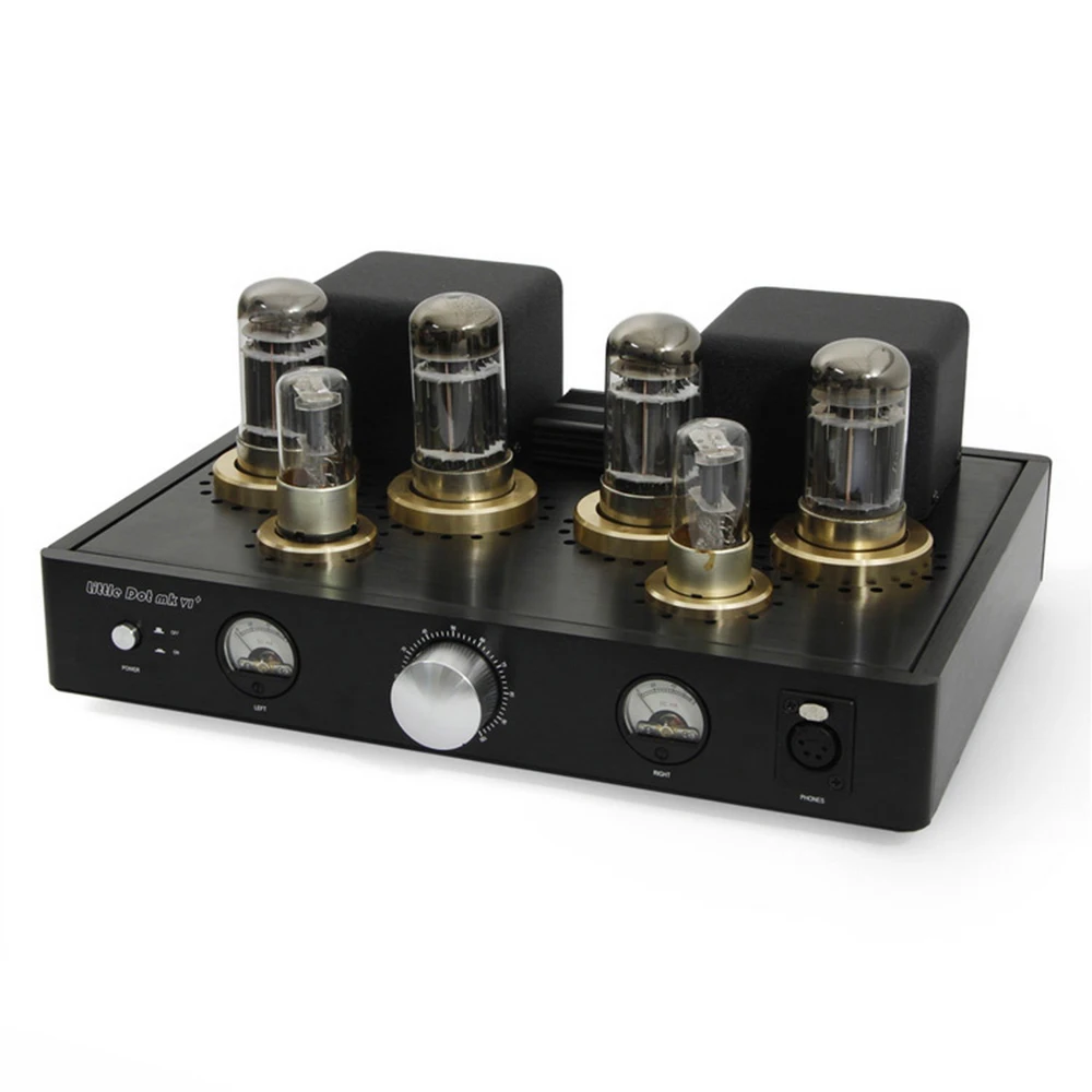

Hot Little Dot MK6 headphone tube amplifier csf 6080 tube dac audio amp volume control balanced power amplifier headphone amp