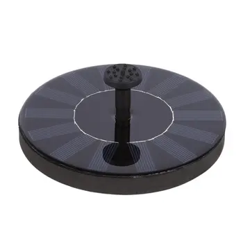 

DC 4.5-10V Solar Water Panel Power Fountain Pump Kit with 4 Nozzles for Pool Garden Pond Watering Round Water Fountain Pump